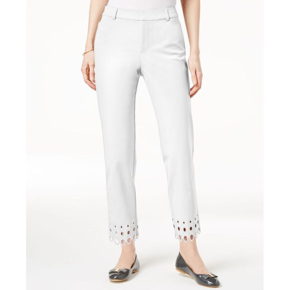 Charter Club Scalloped Hem Cropped Pants